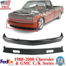 Front Bumper Primed & Lower Valance For 1988-2000 Chevrolet & GMC K1500 C1500