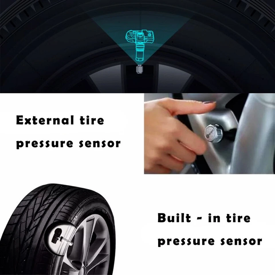 4x For VW Audi Skoda Tire Pressure Sensors TPMS Sensors TPMS TPMS 5Q0907275B Set - Image 3 of 4