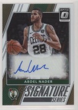 2017-18 Panini Donruss Optic Signature Series Abdel Nader #1 Auto 2ct