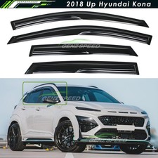For 2018-2023 Hyundai Kona KDM Mugen Style Window Visors Rain Guards Deflectors
