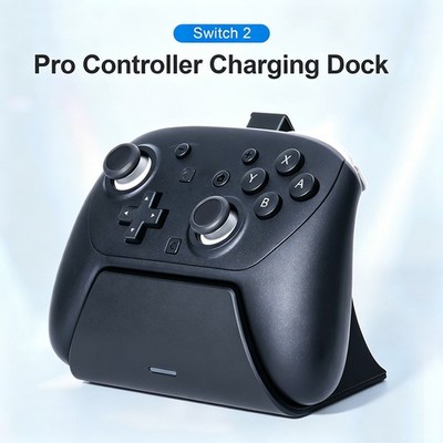 For Switch 2 Pro Controller Console Charging Dock Stand Charger Station Type-C