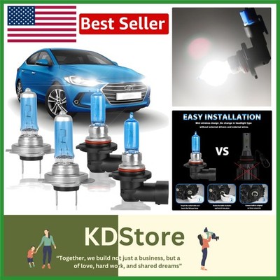 High-Performance Halogen Headlight Bulbs Kit for Elantra 2014-2018