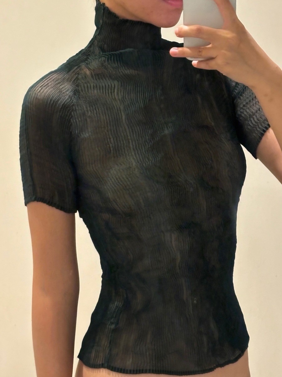 トップス Issey Miyake FETE 05ss Pleats Tops Issey Miyake Fete Pleated Top | eBay