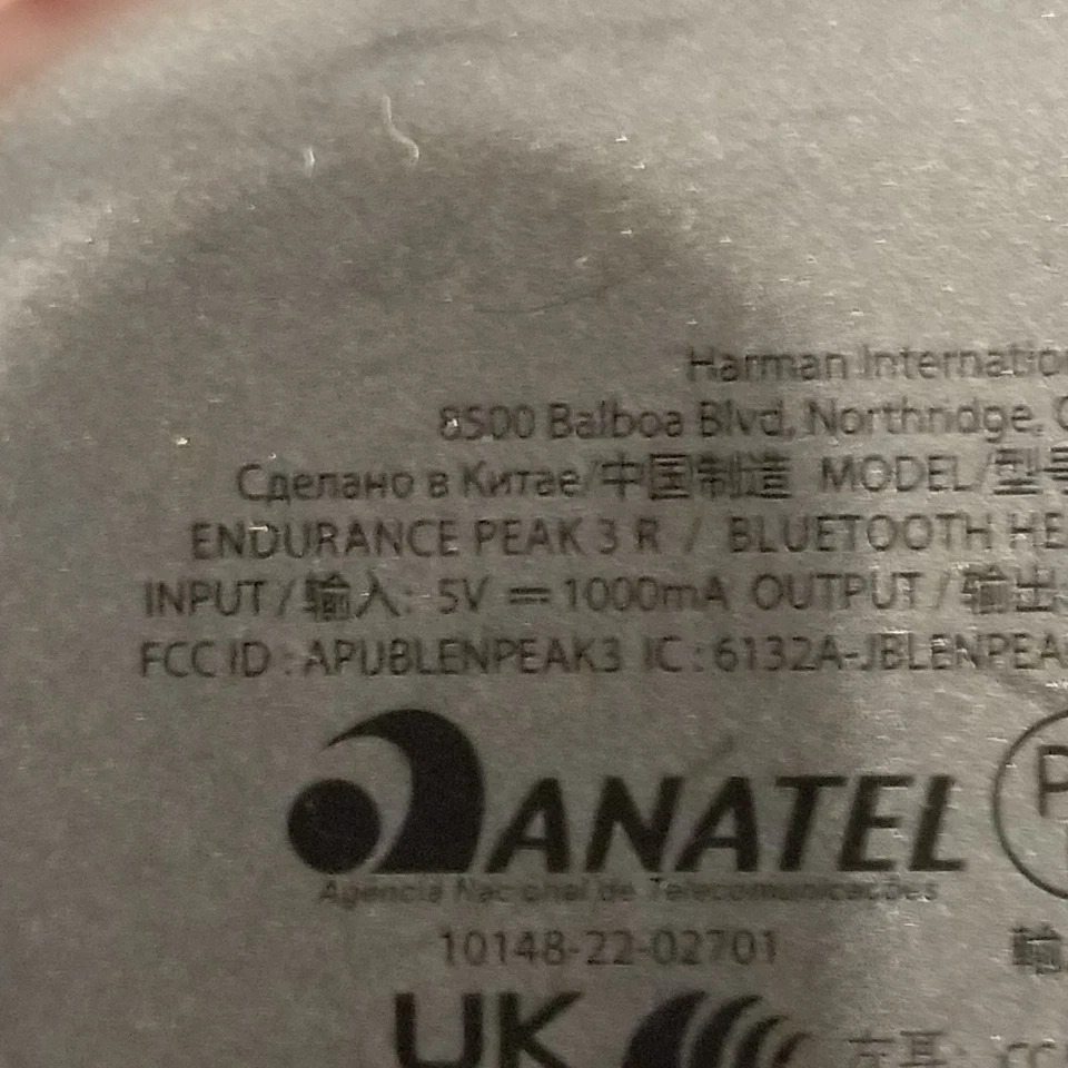 Estojo de substituição JBL Endurance Peak 3 TWS SOMENTE 0226 - Imagem 4 de 4