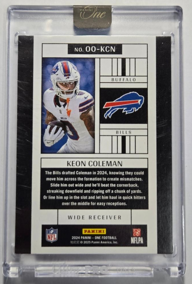 2024 PANINI ONE #OO-KCN KEON COLEMAN ORIGINALS view 2