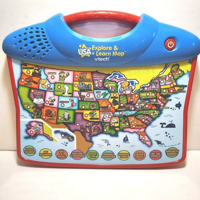 VTech USA Explore & Learn Map USA Interactive Touch Sound 