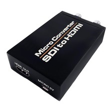 SDI Converter, SDI Adapter with SDI Loopout, Support HD-SDI, 3G-SDI
