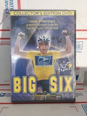 Big Six Lance Armstrong DVD Collector Edition Tour de France Cycling New ~ #140