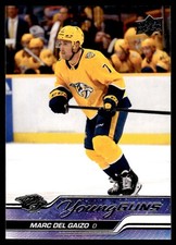 2023-24 Upper Deck Young Guns Marc Del Gaizo Rookie Nashville Predators #498