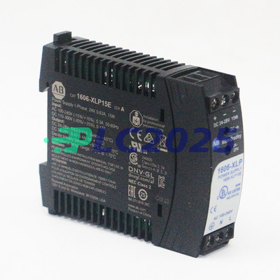 NEW Allen Bradley 1606-XLP15E Power Supply 100-240v-ac 0.54-0.63a 24-48v-dc 15w