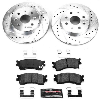 Power Stop K5902 Z23 Evolution Sport Performance 1-Click Brake Kit Front
