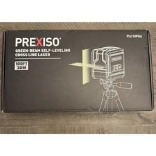 Prexiso Laser Level Self Leveling100Ft Rechargeable Cross Line Laser Green-Beam 