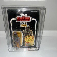 Star Wars Vintage Kenner Empire Strikes Back Boba Fett AFA 75 Ex 21 Back 🔥