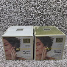 Dead Sea Collection 24K Collagen Day Night Cream Set 1.69 Oz New Women