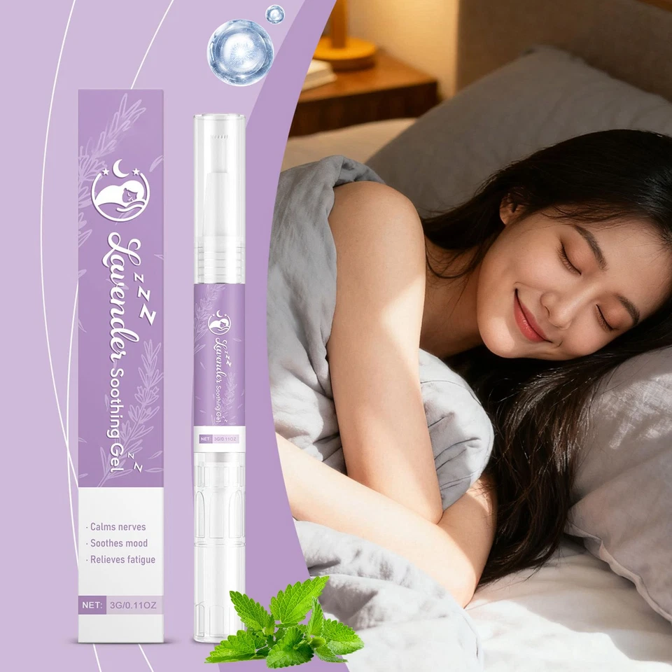 3* Lavender Soothing Gel For Muscle Relief And Relaxation Before Bed Travel Size - Image 4 of 4