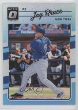 2017 Panini Donruss Optic Carolina Blue Prizm 35/50 Jay Bruce #119 0w9f