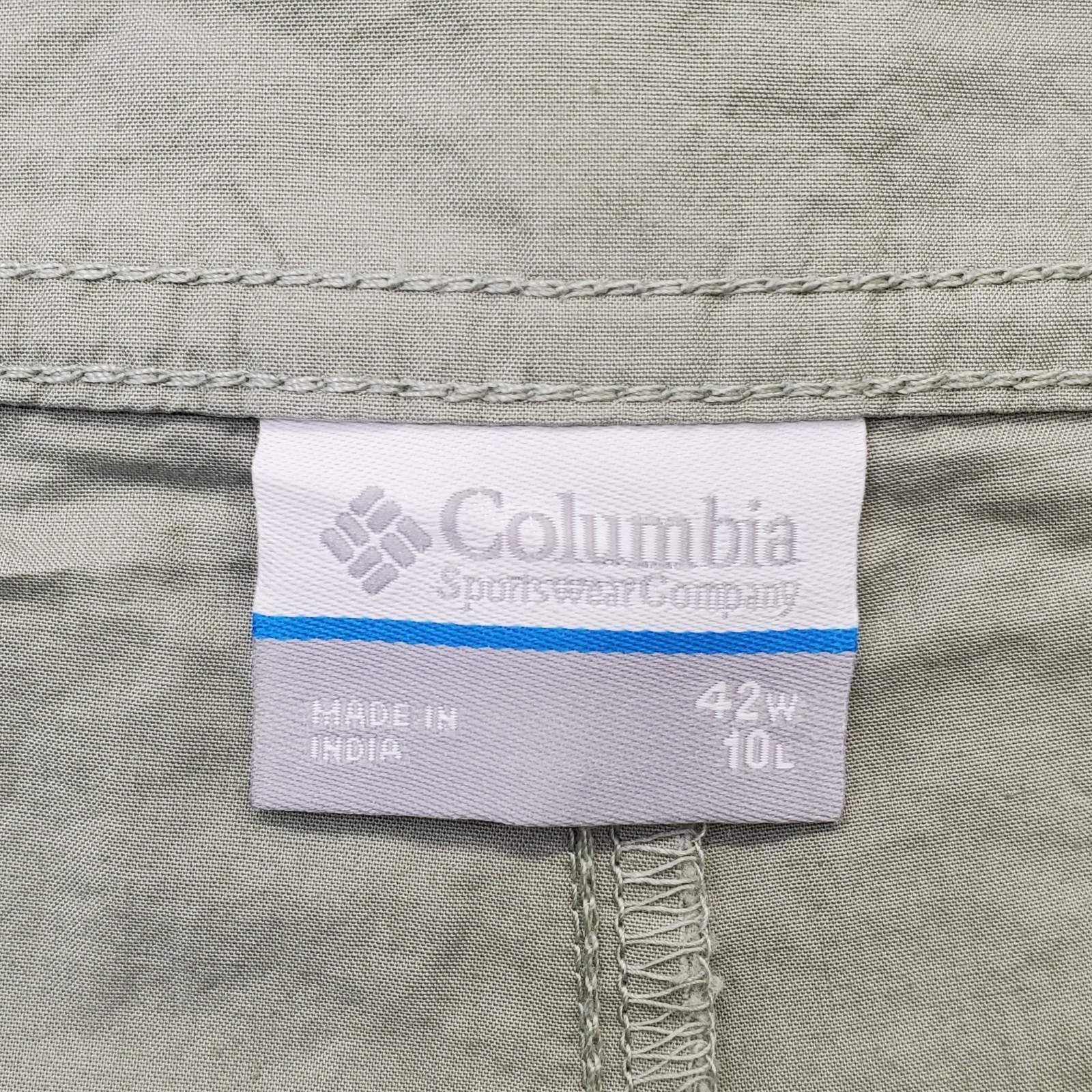 Columbia Washed-Out Shorts Mens 42 Green Perfect Fit Running Hiking Fishing thumbnail 6