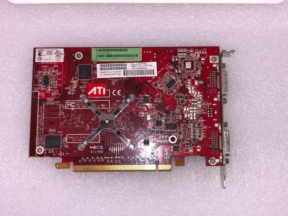 ATI FireGL V3300 PCI-Express x16 128MB GDDR2 Dual 400MHz 412831-001 graphics - Image 4 of 4