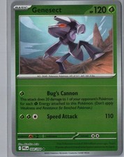 Genesect 008/094 Rare Phantasmal Flames Pokemon Holo Near Mint
