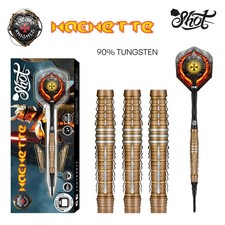 Shot Future Knights Hachette Soft Tip Dart Set-90 Tungsten-22gm