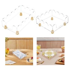 Acrylic Napkin Holder Bathroom Paper Towel Holder Decor Tabletop Napkin Stand