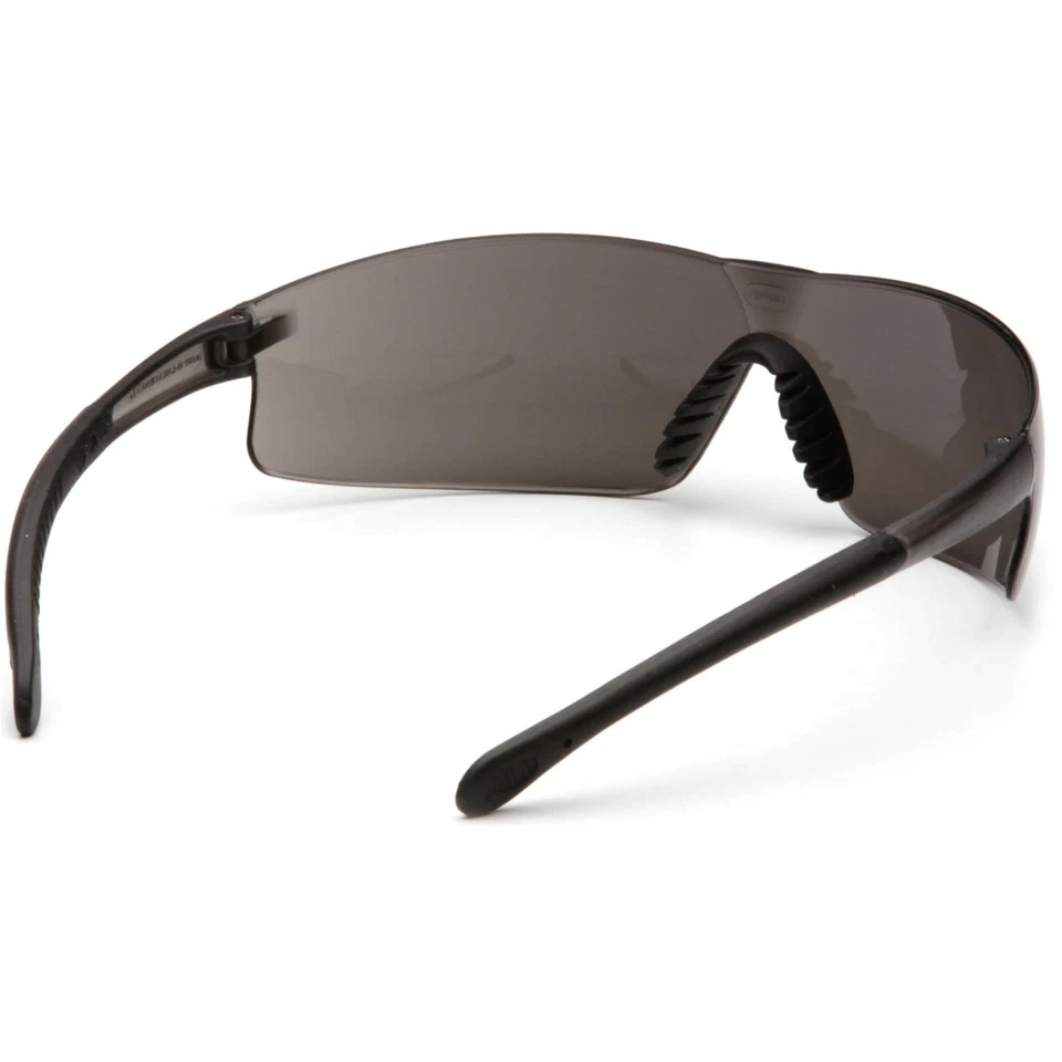 12 PR. Gafas de seguridad GRIS HUMO Gafas de trabajo protectoras UV ANSI Z87+ Gafas de sol Foto 4 de 4