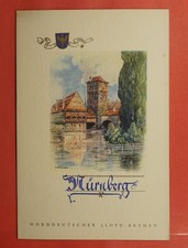 DR WHO 1937 NORDDEUTSCHER LLOYD BREMEN SHIP MENU LC338842