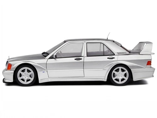 SOLIDO MERCEDES-BENZ 190 EVO II (W201) - PLATA ASTRAL - 1990-gris-1/18-S1801005 - Imagen 4 de 6