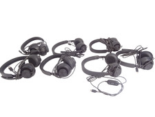 Lot of 7 Logitech LOGI ZONE WIRED USB-C NOISE CANCELLING HEADSETS W / Mic