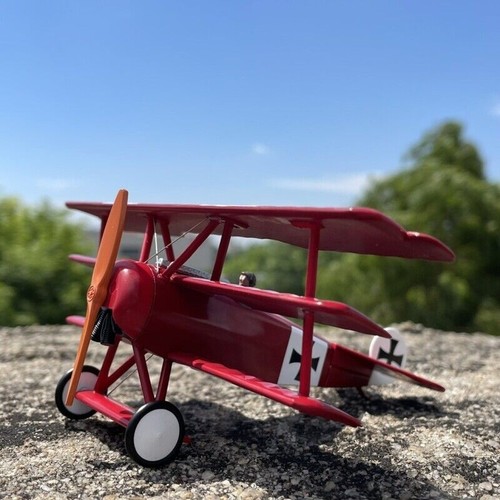 Modelo Militar Die-Cast Escala 1:48 Fokker Dr.1 Triplano WW1 (Colección Premium) - Imagen 7 de 10
