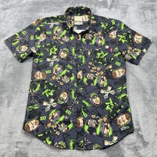RSVLTS WWE Shirt Mens Medium D-Generation X DX Summer Slam All Over Print