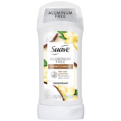 Suave Aluminum-Free Deodorant for Women, Coconut & 2.6 Ounce (Pack of 1) 