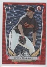 2014 Bowman Draft Red Ice 140/150 Brian Gonzalez #DP85 0b2