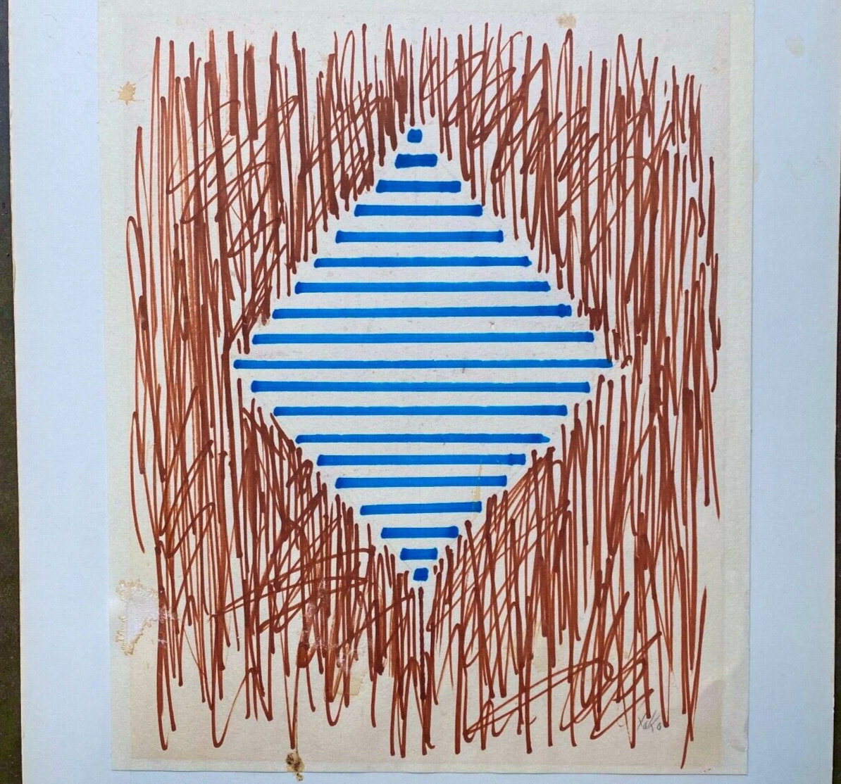 Yoko（感謝）/7 70's VTG Postmodern Original Art 