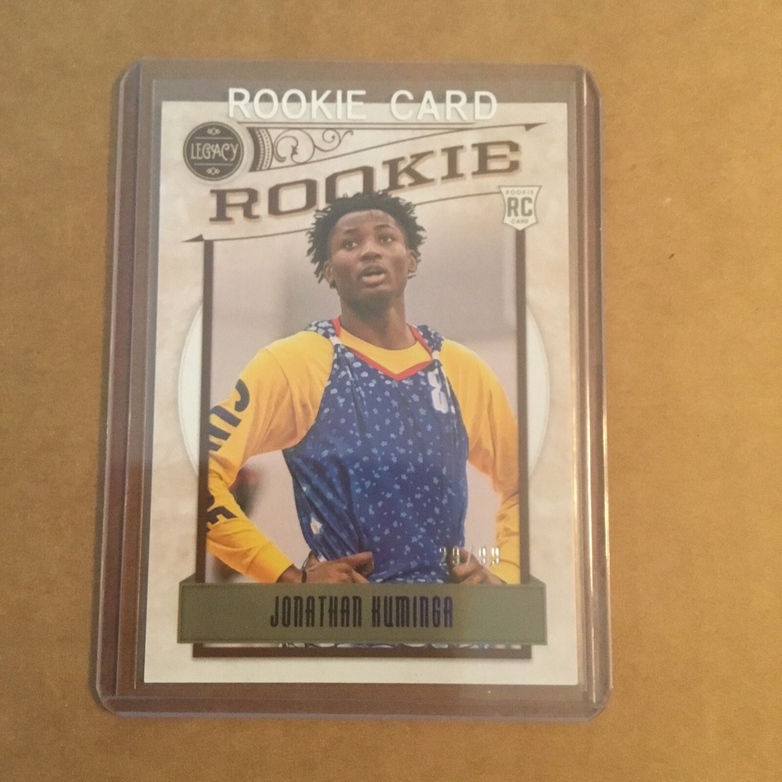 2021  Jonathan Kuminga Panini Chronicles Draft Picks Legacy RC 29/99~Hawks🔥