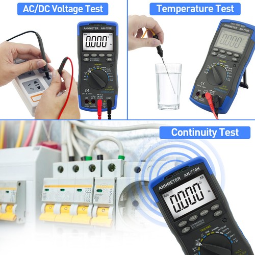 KFZ Multimeter Motoranalysator AC DC Strom Verweilzeitmesser Drehzahl Signal Klemme - Bild 6 von 17