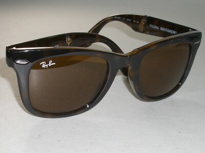 RAY-BAN RB4105 50[]20 B15 BROWN COLOR CONTRAST TORT FOLDING