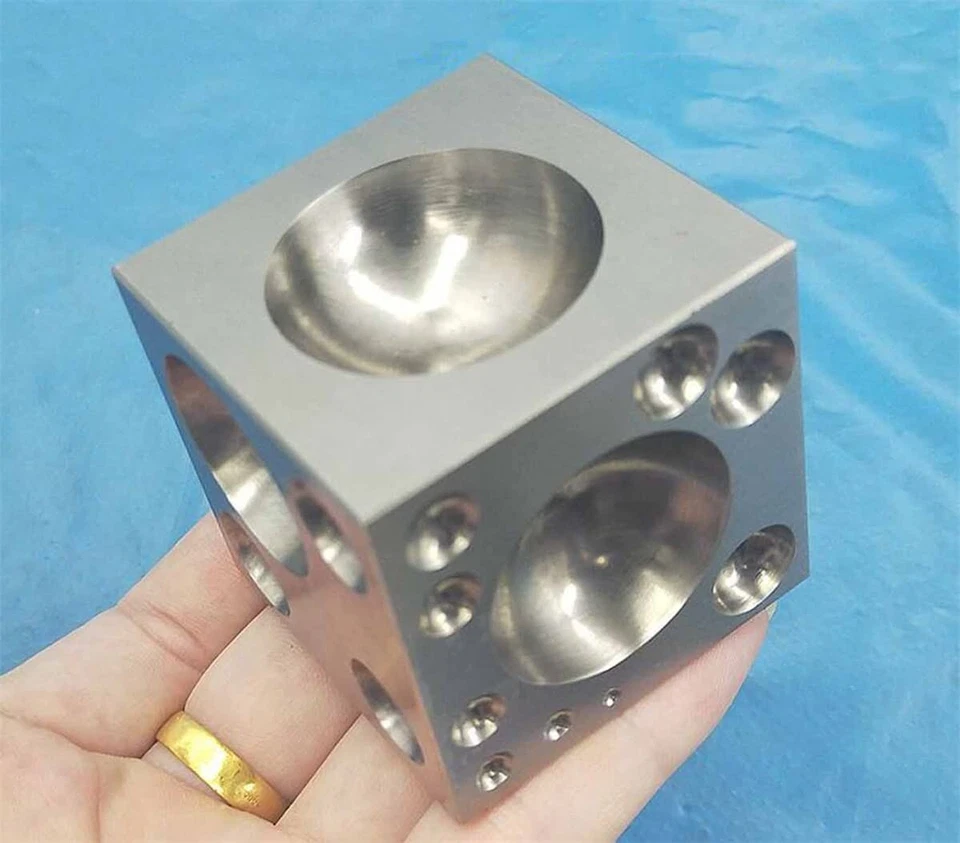 2" Dapping Doming Steel Metal Block Jewelry Bead/Metal Smith Jewelry Making Tool - Image 3 of 4