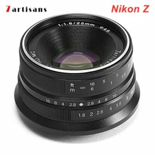 7artisans 25mm F1.8 APS-C Wide Angle Manual Prime Lens For Nikon Z mount Cameras