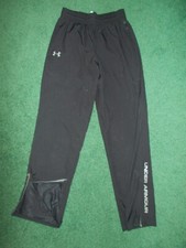 UNDER ARMOUR Men's UA Weather Resistant Black PANTS Size SM/P EUC