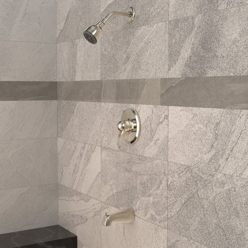 Wall Mounted Bathroom Rain Shower Faucet Set, Round, Durable, Leak-Proof Body - Picture 2 of 16