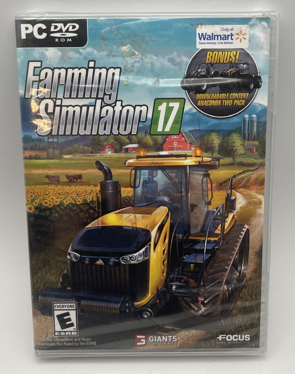 FARMING SIMULATOR 17 (PC DVD-ROM, 2016) Brand New & Factory Sealed