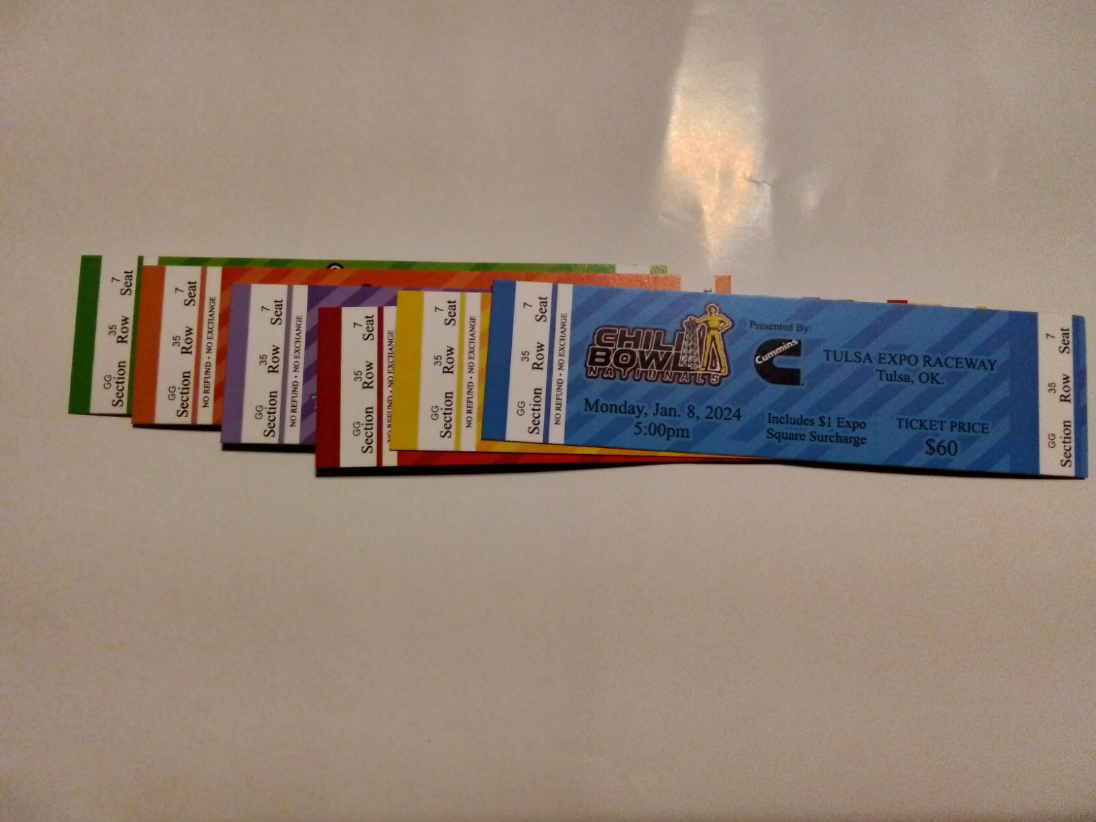 chili bowl ticket eBay
