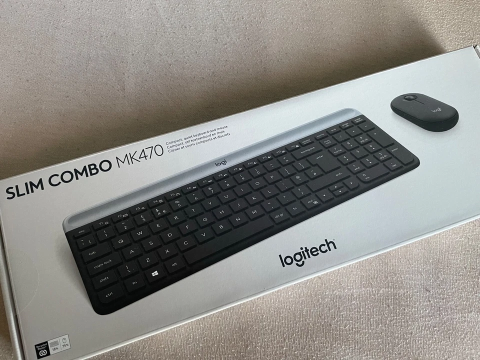 Logitech Slim Combo MK470 (Keyboard & Mouse) (Brand New Sealed) - Image 3 of 4