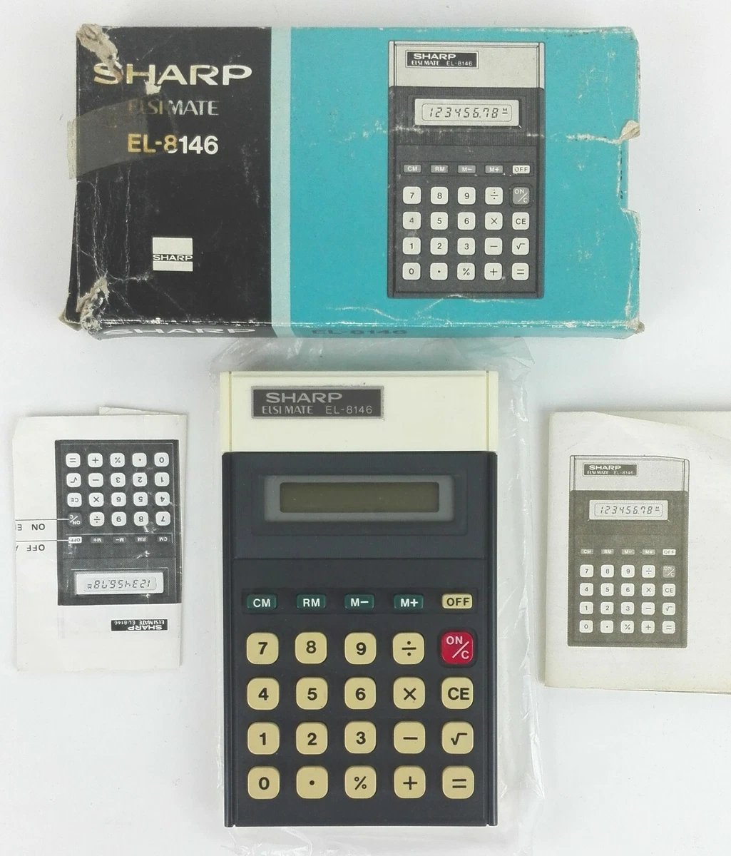 Sharp EL-8146 - Calculator - Working | eBay