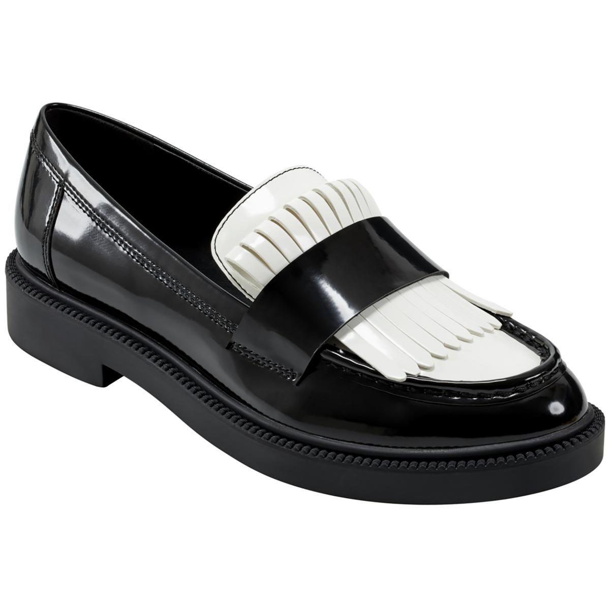 Женские двухцветные мокасины Marc Fisher, черные, Каликси, 9 Medium (B,M) BHFO 3625