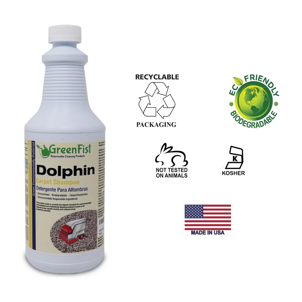 GreenFist Carpet Shampoo Extractor Odor & Stain Remover Concentrated , 1 Quart - Image 4 of 4