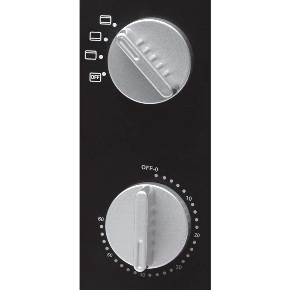 Bomann MPO 2246 CB Minibackofen 12 L schwarz Timer 1000 Watt - Bild 3 von 3