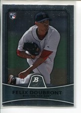 2010 Bowman Platinum Felix Doubront RC #3 Boston Red Sox