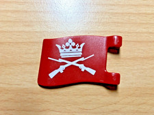 Playmobil Soldaten Leuchtturm 9522 6680 Ersatzteil Fahne rot